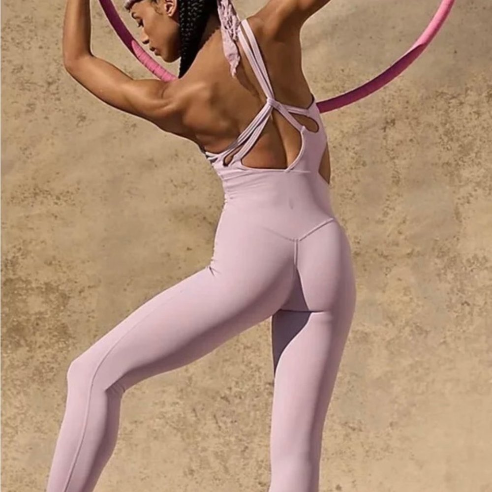 NWOT Free People Transcend Limits Onesie Lilac